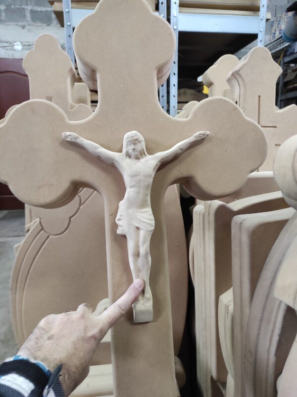 Matrita ornament decorativ E0024 "Isus crucifix"